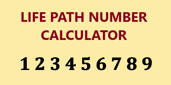 life path number calculator