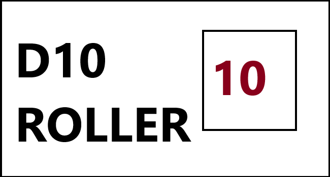 d10 roller