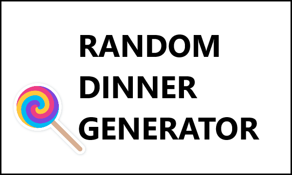 random dinner generator