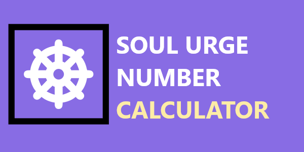 soul urge number calculator